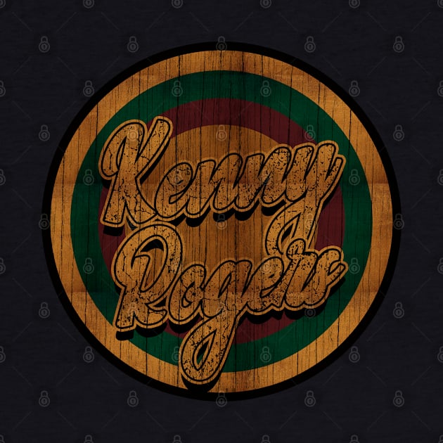 Circle Retro Kenny Rogers by Electric Tone